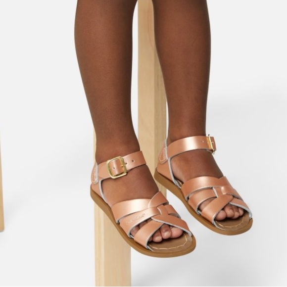 SOLD! Rose Gold Saltwater Sandals - Picture 5 of 11